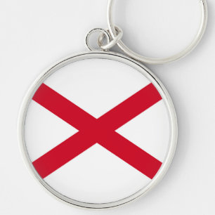 Chaveiro Decor de Bandeira do Estado do Alabama