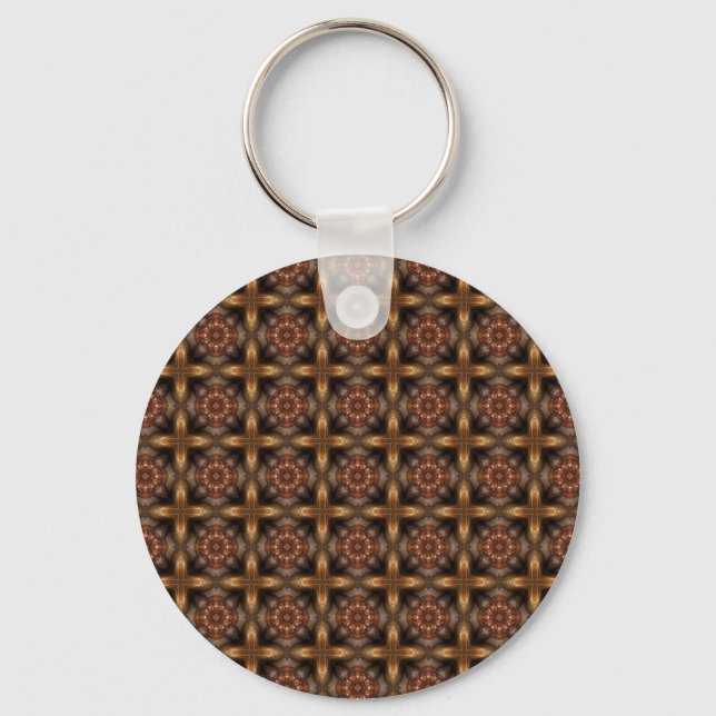 Chaveiro Decoração complexa estilo vintage (Frente)