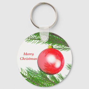 Chaveiro Decoração de árvore de Natal alegre