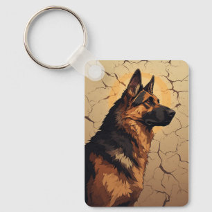 Chaveiro 🐕 Decoração de Pastor Alemão para Donos de Cachor