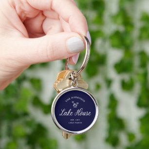 Chaveiro Decoração Personalizada de Casa de Lago Costeira