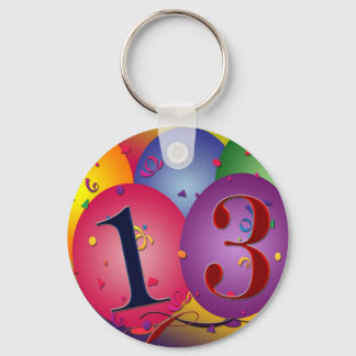 Chaveiro Decorações de Balões para 13