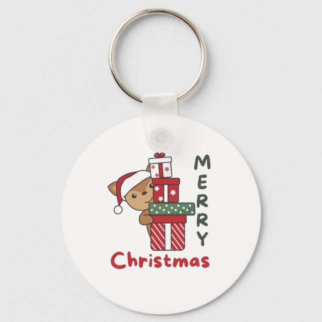 Chaveiro Deer Christmas Gift Winter Animal Deer (Frente)