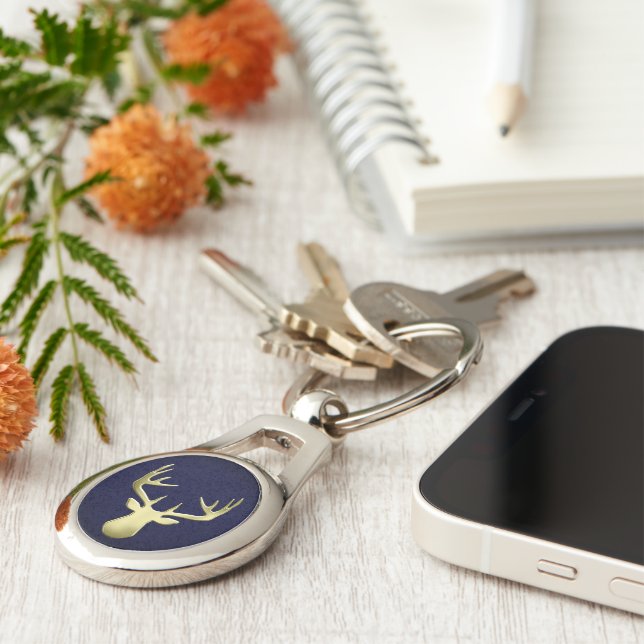 Chaveiro Deer Head (Lateral)