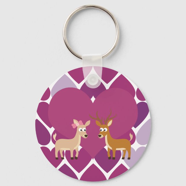 Chaveiro Deer Love (Frente)