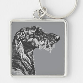 Chaveiro Deerhound Escocês