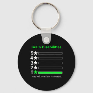 Chaveiro Deficiência cerebral Deficiência muito ruim Sensib