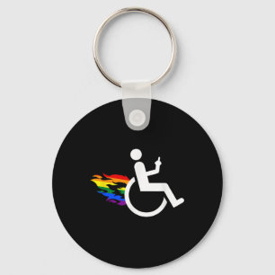 Chaveiro Deficiência engraçada lésbica amputada Lgbt Gay W