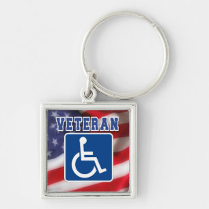 Chaveiro deficiente Veteran EUA
