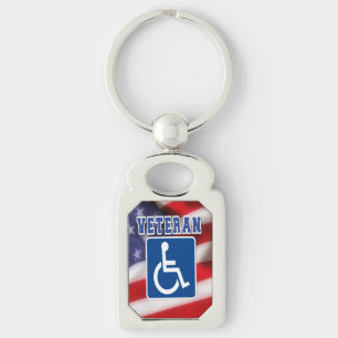 Chaveiro deficiente Veteran EUA
