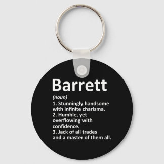 Chaveiro Definição Barrett Nome Personalizado Engraçado