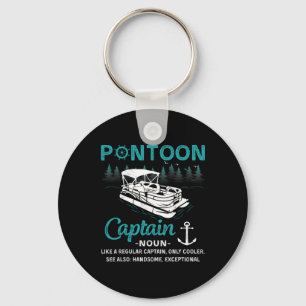 Chaveiro Definição de Capitão de Pontão Divertida Barco Pon