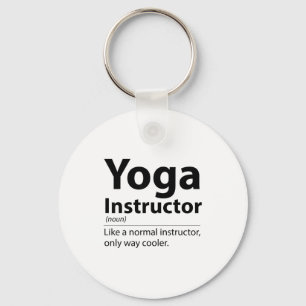 Chaveiro Definição de Instrutor de Yoga Legal Engraçado Ama