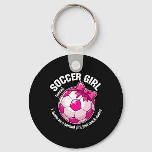 Chaveiro Definição de Menina de Futebol 