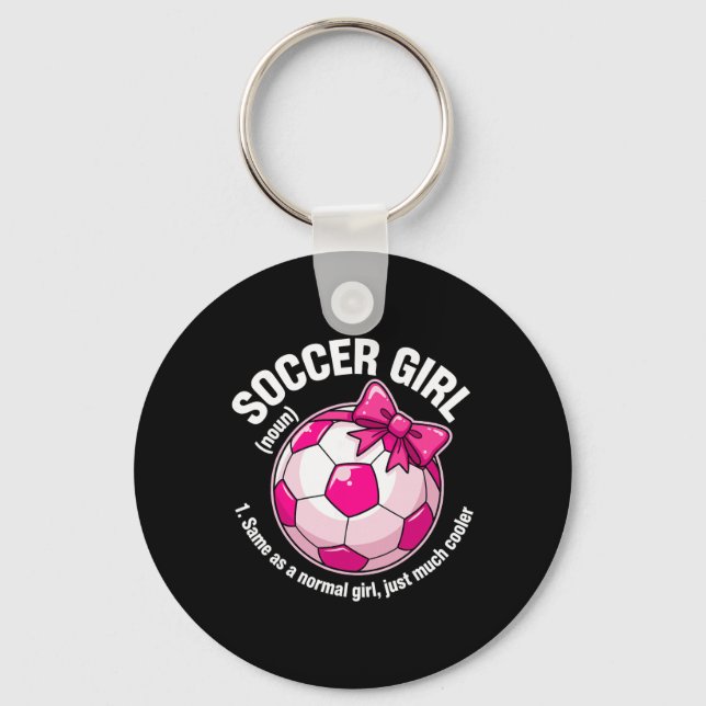 Chaveiro Definição de Menina de Futebol _2 (Frente)