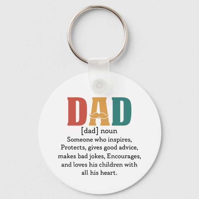 Chaveiro Definição de Pai (Frente)