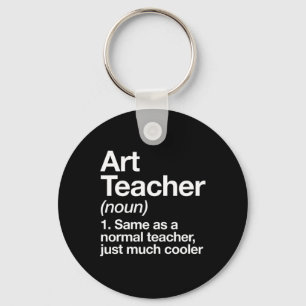 Chaveiro Definição de Professor de Arte Engraçado Byck Para