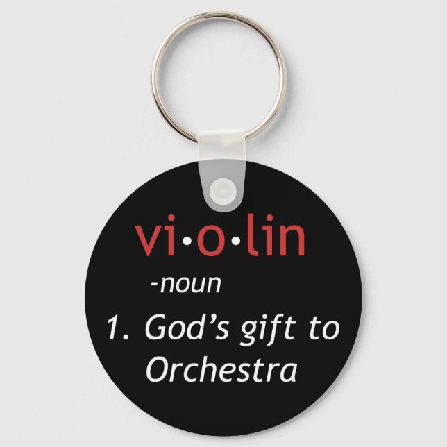 Chaveiro Definição de Violino (Frente)