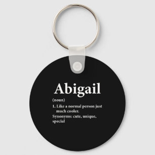 Chaveiro Definição do Nome Abigail Divertida D