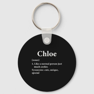 Chaveiro Definição do Nome Chloe Engraçado D