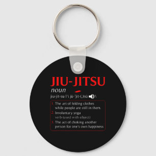 Chaveiro Definição engraçada de Jiu Jitsu brasileiro BJJ MM
