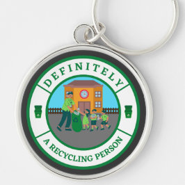 Chaveiro Definitivamente um reciclagem