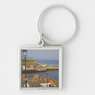 Chaveiro Degraus que levam ao porto, Whitby, Norte