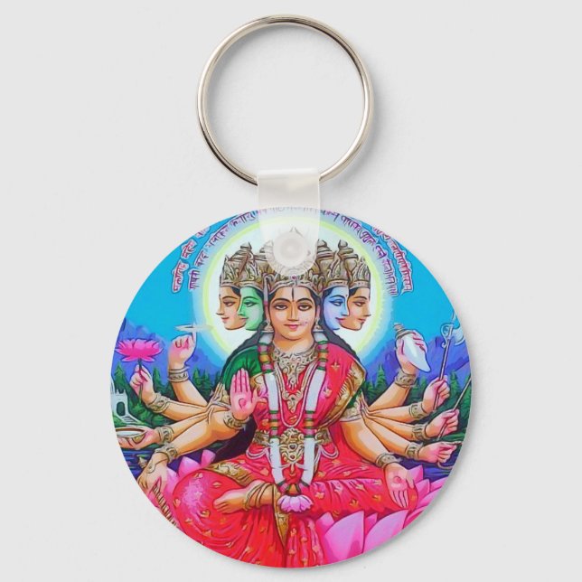 Chaveiro Deity Gayatri Devi Deity (Frente)