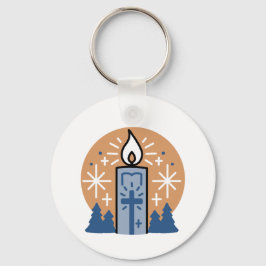 Chaveiro Deixe a fé brilhar: tema do inverno