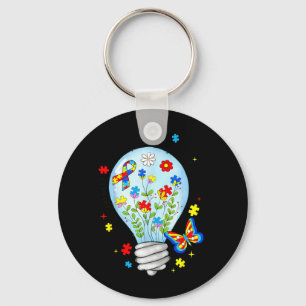 Chaveiro Deixe a Luz Brilhar Azul Autista Conscientização d