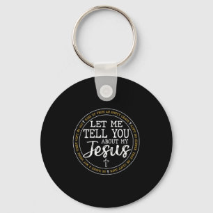 Chaveiro Deixe-Me Falar Sobre Meu Jesus Deus Fé Religioso
