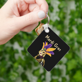 Chaveiro "Deixe os bons tempos rolar: Celebração do Mardi G