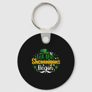 Chaveiro Deixe Os Shenanigans Começarem O Shamrock Dia de S