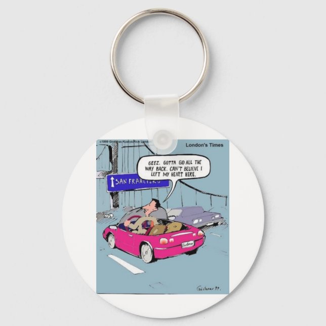 Chaveiro Deixei Meu Coração Em São Francisco, Presentes E C (Frente)