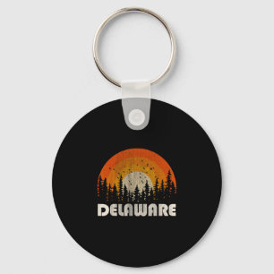 Chaveiro Delaware - natureza engraçada vintage caminhada 60