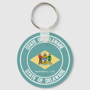 Chaveiro Delaware Round Emblem