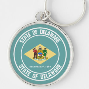 Chaveiro Delaware Round Emblem