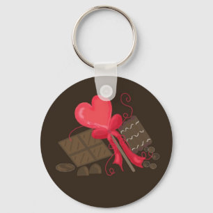 Chaveiro Deleites decadentes do chocolate