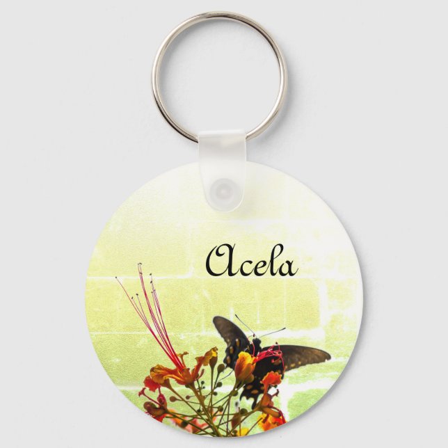 Chaveiro Delícia de Borboleta (Frente)