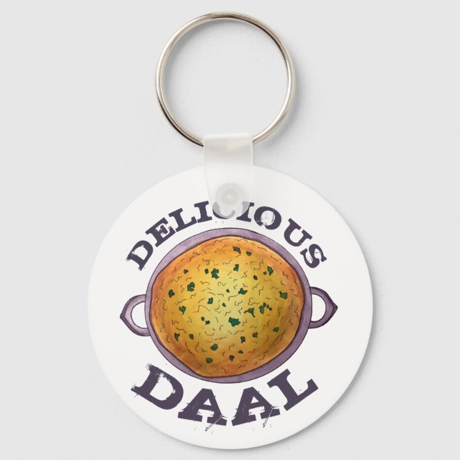 Chaveiro Delicioso Daal Vegetarian Red Lentil Dal (Frente)