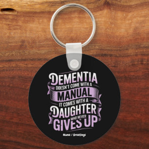 Chaveiro Demência não vem com Alzheimer manual
