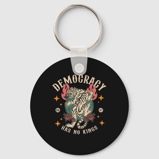 Chaveiro Democracia Não Tem Kings 8647 Tiger (Frente)