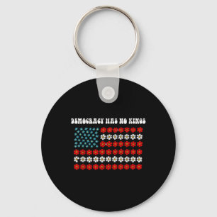 Chaveiro Democracia não tem Kings America Flag Design