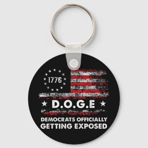 Chaveiro Democratas-Cães Oficialmente Expostos Trump 20