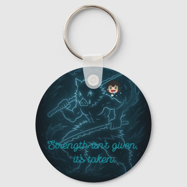 Chaveiro Demon Slayer Inosuke inspired (Frente)