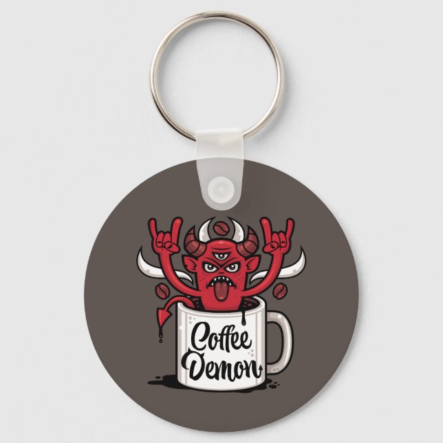 Chaveiro Demônio do café (Frente)
