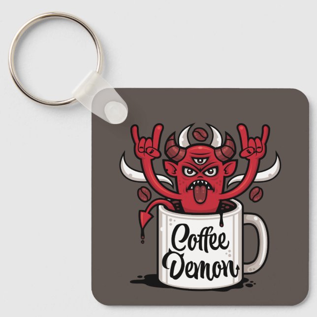 Chaveiro Demônio do café (Frente)