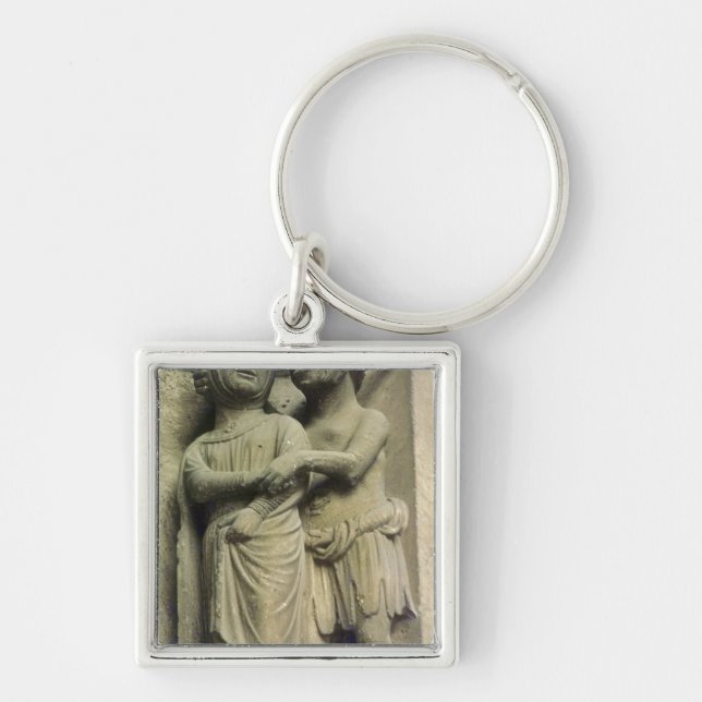 Chaveiro Demónio que tenta uma mulher, figura exterior (Frente)