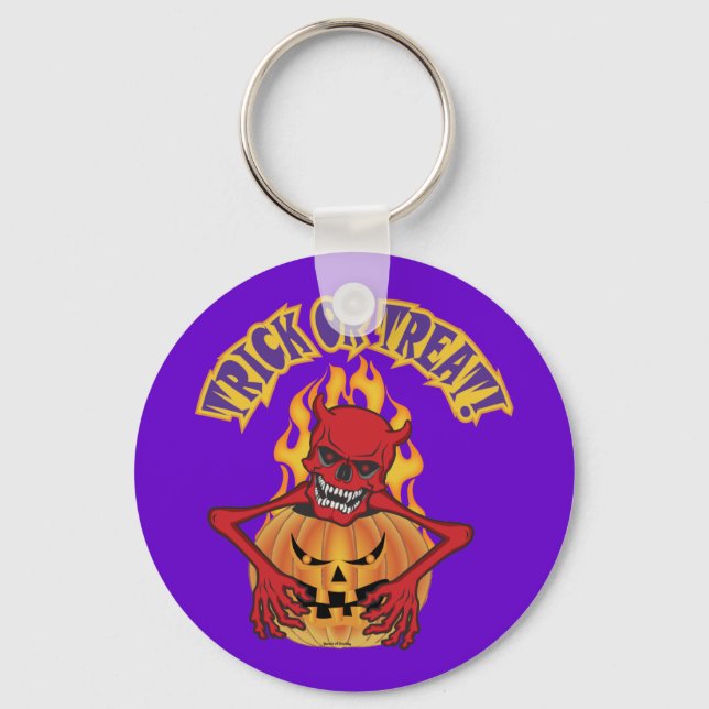 Chaveiro Demônio Skull (Frente)