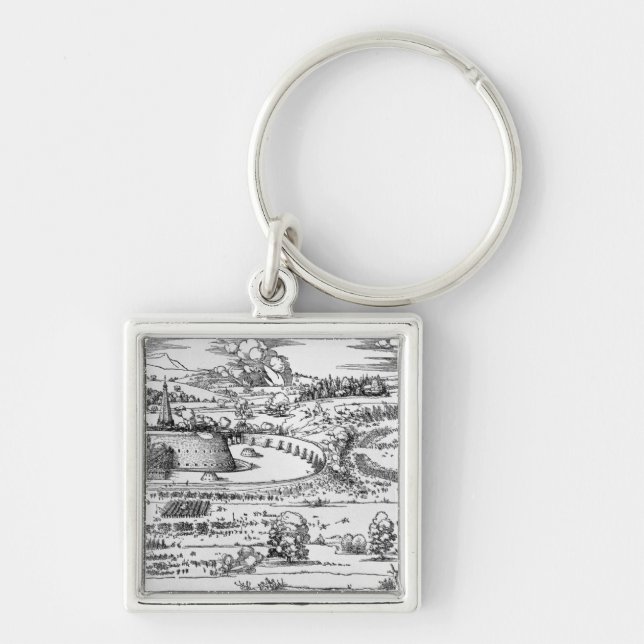 Chaveiro Demonstração de medidas defensivas (Frente)